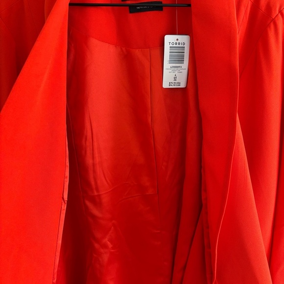 NWT Torrid Studio Crepe Classic Shawl Collar Blazer Office Workwear Size 4X - Picture 10 of 15